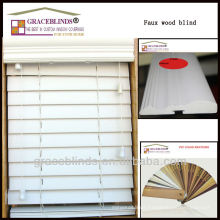 Water proof fauxwood blinds 50mm PVC venetian blinds